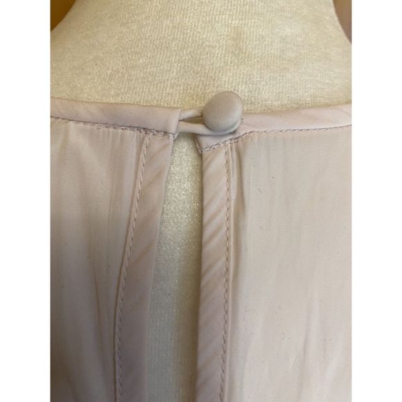 Joie Silk Pleated -Ruffle Blouse Top Size  L - Picture 15 of 15